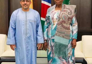 مبعوثان من رئيس الجمهورية يستقبلان من طرف الرئيسة الناميبية