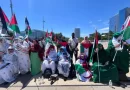 الوفد البرلماني الصحراوي يختتم زيارته إلى سويسرا بوقفة تضامنية أمام الأمم المتحدة بجنيف