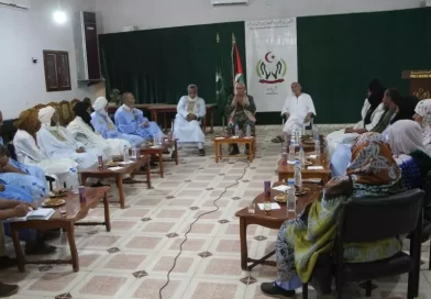 رئيس الجمهورية يستقبل بعثة الحجاج الصحراويين بعد أداء مناسك الحج